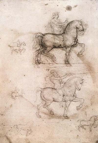 LEONARDO da Vinci Equestrian monument